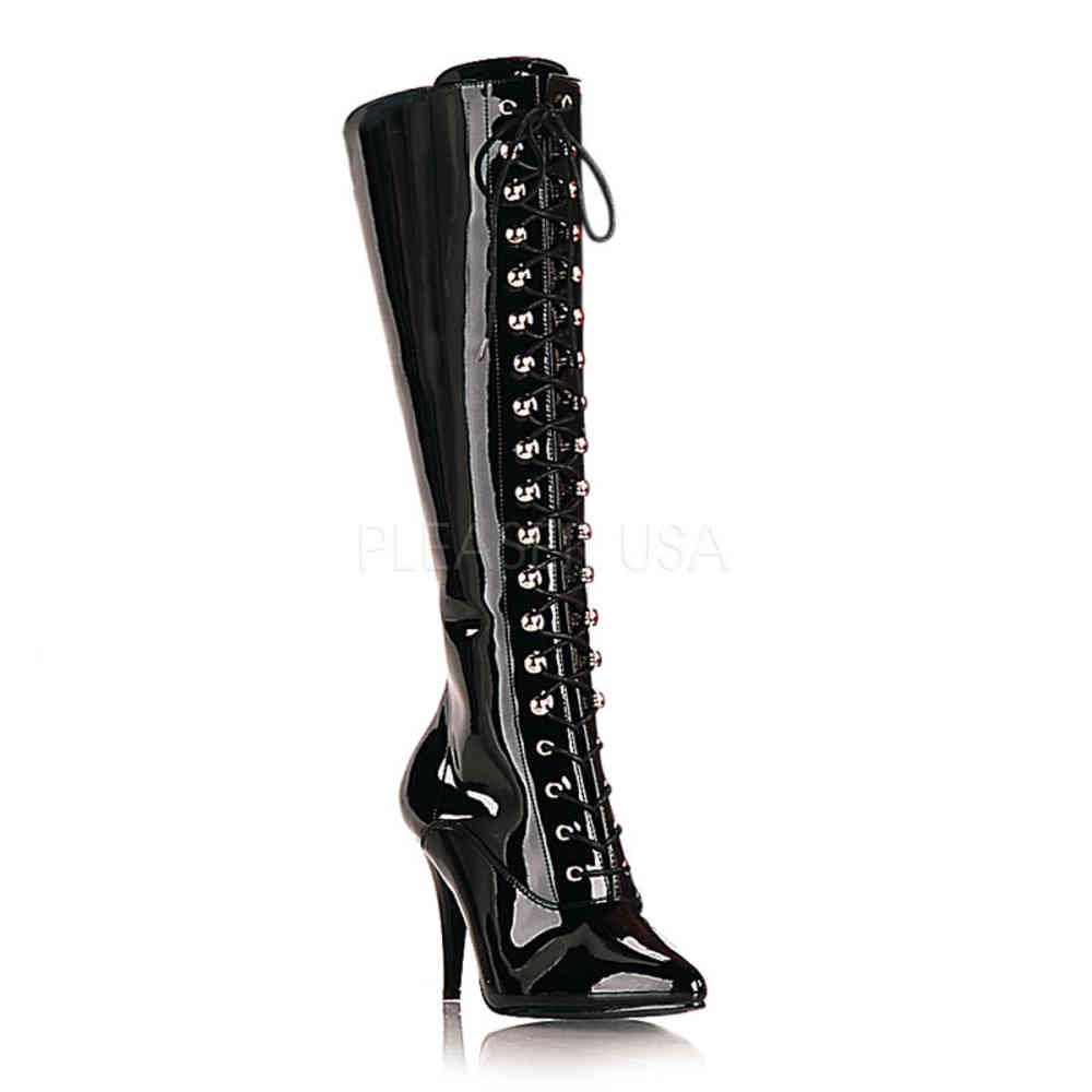 Pleaser - VANITY2020 Botte au genou - Noir